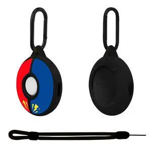 Silicone Protective Case for Poke GO Plus + (2023) with Keychain & Wrist Strap, Soft Skin Cover Shell - Black Silicone Protective Case for Poke GO Plus + (2023) with Keychain & Wrist Strap, Soft Skin Cover Shell - Black