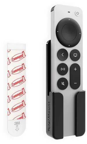 Holder for Apple TV Remote (with Removable Adhesive Strip) | Prevents Wall Damage: Removable Adhesive Keeps Your Wall Safe Never Lose Your Apple TV Siri Remote Again (Designed in USA) Holder for Apple TV Remote (with Removable Adhesive Strip) | Prevents Wall Damage: Removable Adhesive Keeps Your Wall Safe Never Lose Your Apple TV Siri Remote Again (Designed in USA)