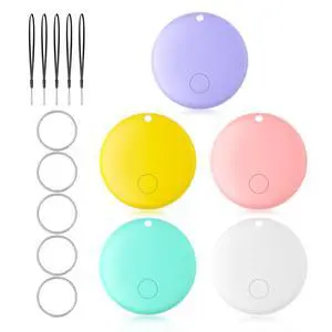 JTD Air Tracker Tags 5 Pack for Find My, 2026 Upgraded with IP68 Waterproof Item Finder with Left-Behind Alert, Small Size 5 Colors for Keys, Luggage, Backpack, Wallet. iOS Only JTD Air Tracker Tags 5 Pack for Find My, 2026 Upgraded with IP68 Waterproof Item Finder with Left-Behind Alert, Small Size 5 Colors for Keys, Luggage, Backpack, Wallet. iOS Only