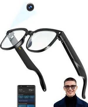 AI Smart Glasses 1080P Camera Translator Bluetooth Photochromic Lens | Record crisp 1080P HD first-person POV video anytime AI Smart Glasses 1080P Camera Translator Bluetooth Photochromic Lens | Record crisp 1080P HD first-person POV video anytime
