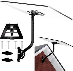 Starlink Standard Mount for 4/4X, 0-12 Inch Adjustable Roof& Wall Mount Kit | Roof/Wall Mounting Kit for Starlink Standard with Aluminum Pipe Adapter,Bracket for Starlink Satellite Dish Starlink Standard Mount for 4/4X, 0-12 Inch Adjustable Roof& Wall Mount Kit | Roof/Wall Mounting Kit for Starlink Standard with Aluminum Pipe Adapter,Bracket for Starlink Satellite Dish