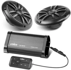 Marine Bluetooth Amplifier Speaker Package Marine Bluetooth Amplifier Speaker Package