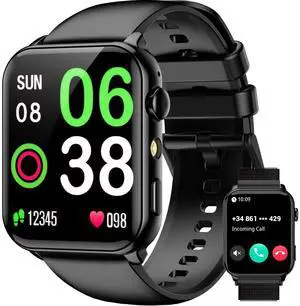 Smart Watches for Men, 1.91" AMOLED Men's Fitness Watch with 2026 Upgrade LED Flashligh, 7-Day Battery, IP68 Waterproof, 24/7 Heart Rate/Sleep Monitor, 120+ Workout Modes for Android iPhone(2 Bands) Smart Watches for Men, 1.91" AMOLED Men's Fitness Watch with 2026 Upgrade LED Flashligh, 7-Day Battery, IP68 Waterproof, 24/7 Heart Rate/Sleep Monitor, 120+ Workout Modes for Android iPhone(2 Bands)