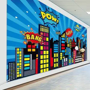 Large Super Theme Hero Party Backdrop Decoration 10x6ft One-piece Inspirational Decor for Classroom Back to School Wall Mural Hero Theme Backdrop Motivational Bulletin Board Photo Booth Props Supplies Large Super Theme Hero Party Backdrop Decoration 10x6ft One-piece Inspirational Decor for Classroom Back to School Wall Mural Hero Theme Backdrop Motivational Bulletin Board Photo Booth Props Supplies