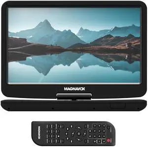 MTFT754 Portable 11.6 Inch TFT Swivel Screen DVD/CD Player in Black | Rechargeable Battery | Swivel Screen Design | Great for Road Trips | Headphone Jack MTFT754 Portable 11.6 Inch TFT Swivel Screen DVD/CD Player in Black | Rechargeable Battery | Swivel Screen Design | Great for Road Trips | Headphone Jack