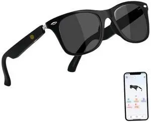 AI Smart Glasses for Men Women - UV Protection Smart Sunglasses | Real-Time Translation Bluetooth Glasses with 169 Languages, Open-Ear Design, Hands-Free Calls Touch Control Travel Business AI Smart Glasses for Men Women - UV Protection Smart Sunglasses | Real-Time Translation Bluetooth Glasses with 169 Languages, Open-Ear Design, Hands-Free Calls Touch Control Travel Business