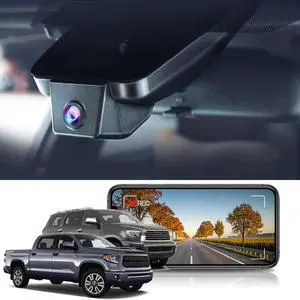 4K Dash Cam Suitable for Toyota Tundra 2017-2021 & Sequoia 2017-2022 Limited SR5 Platinum TRD Pro, Integrated OEM Look, High Definition 2160P Video WiFi, G-Sensor, Loop Recording, 64GB Card 4K Dash Cam Suitable for Toyota Tundra 2017-2021 & Sequoia 2017-2022 Limited SR5 Platinum TRD Pro, Integrated OEM Look, High Definition 2160P Video WiFi, G-Sensor, Loop Recording, 64GB Card