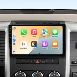 Car Radio Stereo Upgrade for Dodge RAM 1500 2500 3500 2009 2010 2011 2012,Plug and Play Head Unit with CarPlay Android Auto 4Core 64GB Car Radio Stereo Upgrade for Dodge RAM 1500 2500 3500 2009 2010 2011 2012,Plug and Play Head Unit with CarPlay Android Auto 4Core 64GB