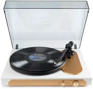® Record Player Turntable Wireless in & Output, High Fidelity Vinyl Player with Adjustable Counterweight & Anti-Skip, Built-in Phono Preamp, AT-3600L Cartridge for Music Lovers, 33/45 RPM ® Record Player Turntable Wireless in & Output, High Fidelity Vinyl Player with Adjustable Counterweight & Anti-Skip, Built-in Phono Preamp, AT-3600L Cartridge for Music Lovers, 33/45 RPM