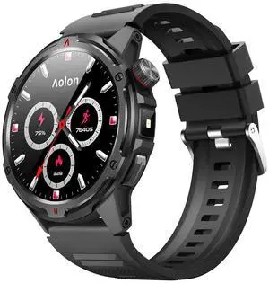1.43 AMOLED Smart Watch, 1ATM Waterproof Military Fitness Tracker | AOD Display Bluetooth Call Compass AGPS, Heart Rate SPO2 Sleep Monitor for Men 1.43 AMOLED Smart Watch, 1ATM Waterproof Military Fitness Tracker | AOD Display Bluetooth Call Compass AGPS, Heart Rate SPO2 Sleep Monitor for Men