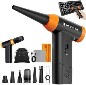 Blower and Suction 2 in 1 Compressed Air Duster,150000RPM | 5000mAH,Brushless Motor,Low Gear for 180 Minutes,Portable,Multiple reuse,for Computer,Keyboard,House,Outdoor,Car,BS200 Blower and Suction 2 in 1 Compressed Air Duster,150000RPM | 5000mAH,Brushless Motor,Low Gear for 180 Minutes,Portable,Multiple reuse,for Computer,Keyboard,House,Outdoor,Car,BS200