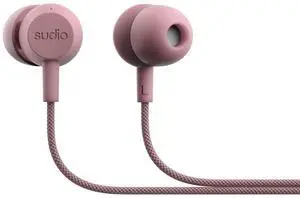 V3 Essential Wired Earbuds | in Ear Headphones with Cable and USB-C Connector | Tangle-Resistant Braided Cable | Built-in Microphone | IPX4 Water Resistant | No Charging Needed | (Pink) V3 Essential Wired Earbuds | in Ear Headphones with Cable and USB-C Connector | Tangle-Resistant Braided Cable | Built-in Microphone | IPX4 Water Resistant | No Charging Needed | (Pink)