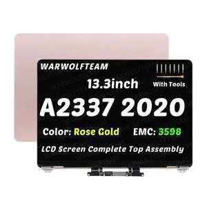 LCD Screen for MacBook Air M1 2020 A2337 EMC 3598 Rose Gold LCD Screen for MacBook Air M1 2020 A2337 EMC 3598 Rose Gold