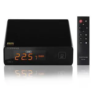 Topping E30 II DAC Preamp Audio Decoder- 2xAK4493S Hi-Res XMOS XU208 DAC 32Bit/768kHz DSD512 DSD Direct Mode for USB/Coax/Opt Inputs RCA HiFi Stereo Digital Audio Decoder(Black) Topping E30 II DAC Preamp Audio Decoder- 2xAK4493S Hi-Res XMOS XU208 DAC 32Bit/768kHz DSD512 DSD Direct Mode for USB/Coax/Opt Inputs RCA HiFi Stereo Digital Audio Decoder(Black)
