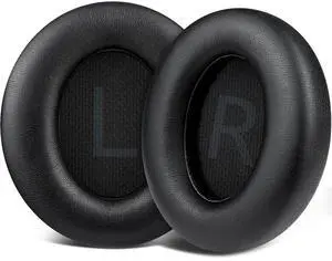 Ear Pads for Anker Q45 (Soundcore Space Q 45) Headphones, Ear Cushions with Softer Protein Leather, Noise Isolation Foam - Black Ear Pads for Anker Q45 (Soundcore Space Q 45) Headphones, Ear Cushions with Softer Protein Leather, Noise Isolation Foam - Black