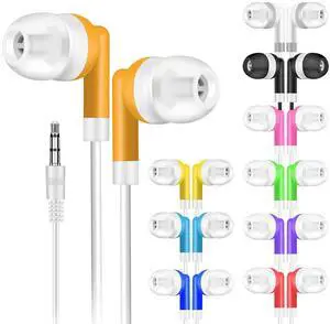 Kids Bulk Earbuds 30 Pack Wholesale Earbuds Headphones Bulk | Perfect for School Classroom Libraries Students Multi Colored Individually Bagged 3.5mm Jack Kids Bulk Earbuds 30 Pack Wholesale Earbuds Headphones Bulk | Perfect for School Classroom Libraries Students Multi Colored Individually Bagged 3.5mm Jack
