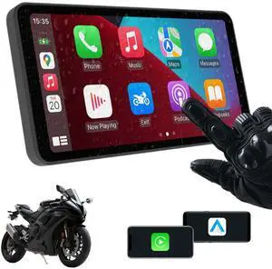 6-Inch Motorcycle Smart Display Wireless CarPlay & Android Auto | Bluetooth Voice Control | IP67 Waterproof | HD Touchscreen | Easy Install | Fits Most Bikes | OTA Updates 6-Inch Motorcycle Smart Display Wireless CarPlay & Android Auto | Bluetooth Voice Control | IP67 Waterproof | HD Touchscreen | Easy Install | Fits Most Bikes | OTA Updates