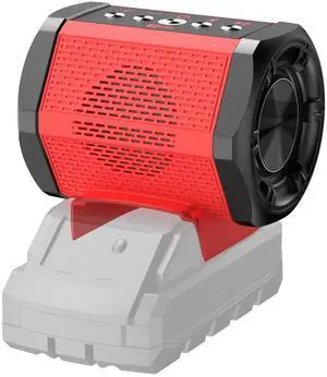 Bluetooth Speaker Compatible with Milwaukee 18V Battery | USB-A/C Charging for Jobsite Camping & Party(Battery not Included) Bluetooth Speaker Compatible with Milwaukee 18V Battery | USB-A/C Charging for Jobsite Camping & Party(Battery not Included)