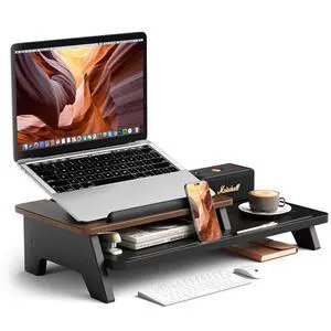Adjustable Laptop Stand 2-Tier Riser Holder,Ventilated Cooling Ergonomic Computer Desk Organizer Accessories for 10-15.6" Notebook,Desktop Storage Compatible with MacBook,Dell,HP,Lenovo Adjustable Laptop Stand 2-Tier Riser Holder,Ventilated Cooling Ergonomic Computer Desk Organizer Accessories for 10-15.6" Notebook,Desktop Storage Compatible with MacBook,Dell,HP,Lenovo