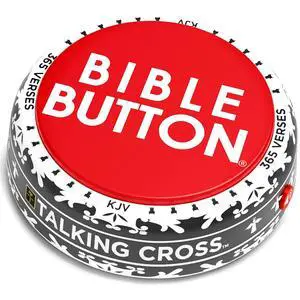 Bible Button | 365 Uplifting KJV Verses | Faith Based Gifts - Christian Gifts for Men - Bible Gifts for Woman - Bible Verse Gift Bible Button | 365 Uplifting KJV Verses | Faith Based Gifts - Christian Gifts for Men - Bible Gifts for Woman - Bible Verse Gift