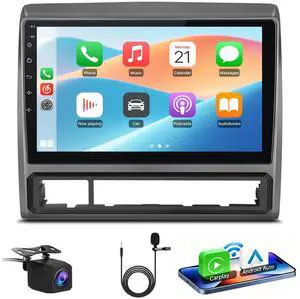 Car Radio Stereo for Toyota Tacoma 2005-2015 with CarPlay Android Auto 5G WiFi 4Core 64GB Silver Frame Car Radio Stereo for Toyota Tacoma 2005-2015 with CarPlay Android Auto 5G WiFi 4Core 64GB Silver Frame