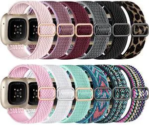 12 Pack Elastic Nylon Band Compatible with Fitbit Versa 3/Fitbit Versa 4/Fitbit Sense/Sense 2 Bands for Women Men, Breathable Stretchy Sport Solo Loop Strap for Fitbit Versa 3/Versa 4 Smartwatch 12 Pack Elastic Nylon Band Compatible with Fitbit Versa 3/Fitbit Versa 4/Fitbit Sense/Sense 2 Bands for Women Men, Breathable Stretchy Sport Solo Loop Strap for Fitbit Versa 3/Versa 4 Smartwatch