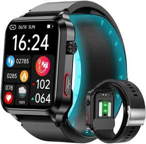 Blood Pressure Smart Watch Air Bag Air Cuff, 24/7 Heart Rate Blood Oxygen Body Temperature Sleep Respiration Rate Health Monitor Activity Tracker Familiy Data Sharing (Black) Blood Pressure Smart Watch Air Bag Air Cuff, 24/7 Heart Rate Blood Oxygen Body Temperature Sleep Respiration Rate Health Monitor Activity Tracker Familiy Data Sharing (Black)