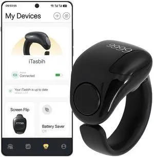 Tasbeeh Counter, Tasbih Counter, Zikr Smart Ring, Adjustable Finger Ring Counter, Dhikr Counter, Prayer Direction Indicator, 5 Azan Alarm Clock, APP Support, Eid al-Fitr Gifts for Muslims Tasbeeh Counter, Tasbih Counter, Zikr Smart Ring, Adjustable Finger Ring Counter, Dhikr Counter, Prayer Direction Indicator, 5 Azan Alarm Clock, APP Support, Eid al-Fitr Gifts for Muslims