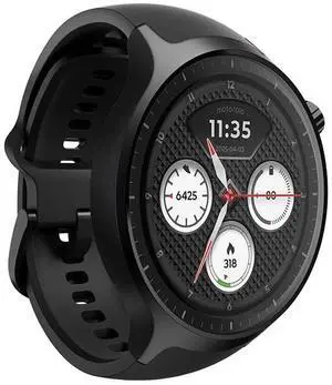 Moto Watch, OLED 1.4" Display, Bluetooth 5.3, Moto AI, Round, Silicone Black Band, Built-in GPS, Waterproof, for Android Devices (Volcanic Black) Moto Watch, OLED 1.4" Display, Bluetooth 5.3, Moto AI, Round, Silicone Black Band, Built-in GPS, Waterproof, for Android Devices (Volcanic Black)