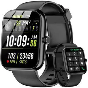 Smart Watch with Alexa Built-in 2026 Fitness Tracker 1.83" HD Bluetooth Calls and Notifications Heart Rate Sleep Monitor Fitness Watch IP68 Waterproof with 120+ Sport Modes for iPhone Android (Black) Smart Watch with Alexa Built-in 2026 Fitness Tracker 1.83" HD Bluetooth Calls and Notifications Heart Rate Sleep Monitor Fitness Watch IP68 Waterproof with 120+ Sport Modes for iPhone Android (Black)