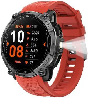 Military Smart Watches for Men, Built-in GPS & Compass, 30-Day Standby | 1.43" AMOLED Rugged Outdoor with LED Flashlight, Barometric Altimeter, 170+ Sports Modes, Compatible with Android & iPhone Military Smart Watches for Men, Built-in GPS & Compass, 30-Day Standby | 1.43" AMOLED Rugged Outdoor with LED Flashlight, Barometric Altimeter, 170+ Sports Modes, Compatible with Android & iPhone
