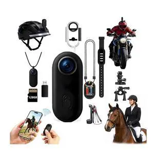 4K Equestrian POV Camera,Magnetic Hands-Free Necklace Camera,Waterproof Wearable Thumb Cameras with WiFi App,Helmet Cam for Bike/Motorbike and Sports,Horse Riding or Baseball(4k-black-128g) 4K Equestrian POV Camera,Magnetic Hands-Free Necklace Camera,Waterproof Wearable Thumb Cameras with WiFi App,Helmet Cam for Bike/Motorbike and Sports,Horse Riding or Baseball(4k-black-128g)