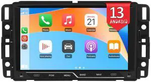 8" Touch Screen Car Radio for Chevy Silverado Tahoe GMC Sierra 2007-2013 | Silverado 1500 2500 3500 Radio Android Stereo with CarPlay Android Auto AM FM Bluetooth GPS Navigation 8" Touch Screen Car Radio for Chevy Silverado Tahoe GMC Sierra 2007-2013 | Silverado 1500 2500 3500 Radio Android Stereo with CarPlay Android Auto AM FM Bluetooth GPS Navigation