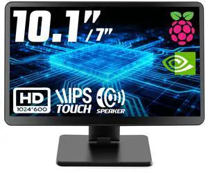 10.1-inch Small Monitor with Touchscreen for Raspberry Pi, Home Assistant | Portable Mini Computer Monitor, 5-Points Capacitive Touch 1024 x 600 IPS LCD HDMI Display for Mac mini PC Streamdeck DIY 10.1-inch Small Monitor with Touchscreen for Raspberry Pi, Home Assistant | Portable Mini Computer Monitor, 5-Points Capacitive Touch 1024 x 600 IPS LCD HDMI Display for Mac mini PC Streamdeck DIY