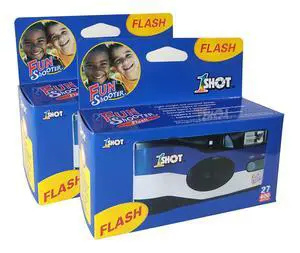 Disposable Camera 35mm One-Time-Use Camera Single Use Camera with Flash ASA/ISO 400 Color Film 27 Exposures Film Camera Disposable for Party, Wedding, Travel 2-Pack Disposable Camera 35mm One-Time-Use Camera Single Use Camera with Flash ASA/ISO 400 Color Film 27 Exposures Film Camera Disposable for Party, Wedding, Travel 2-Pack