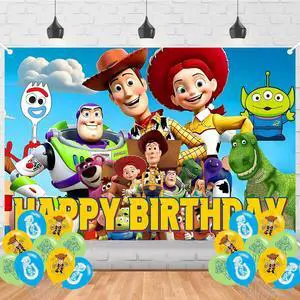 Toy Inspired Story Happy Birthday Backdrop Toy Inspired Story Banner Poster for Cartoon Theme Party Decorations Toy Inspired Story Birthday Supplies Background Studio Shoot Photo Props Booth Toy Inspired Story Happy Birthday Backdrop Toy Inspired Story Banner Poster for Cartoon Theme Party Decorations Toy Inspired Story Birthday Supplies Background Studio Shoot Photo Props Booth