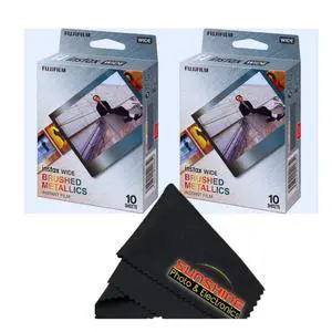 INSTAX Wide Brushed Metallics Instant Film (2 Pack x10 Exposures) INSTAX Wide Brushed Metallics Instant Film (2 Pack x10 Exposures)
