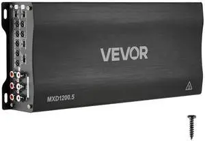 5 Channel Car Audio Amplifier Bridgeable Class D Full Range Amp Max Power 4 x 100W @ 4 Ohm / 4 x 200W @ 2 Ohm + Sub 1 x 500W @ 4 Ohm / 1 x 1000W @ 2 Ohm for Speakers & Subwoofer Vehicles 5 Channel Car Audio Amplifier Bridgeable Class D Full Range Amp Max Power 4 x 100W @ 4 Ohm / 4 x 200W @ 2 Ohm + Sub 1 x 500W @ 4 Ohm / 1 x 1000W @ 2 Ohm for Speakers & Subwoofer Vehicles