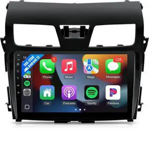 Car Stereo for Nissan Altima Teana 2013-2015 Radio Replacement with Wireless CarPlay Android Auto, 10.1'' Touch Screen Built in Bluetooth GPS Navigation WiFi SWC Backup Camera MIC Car Stereo for Nissan Altima Teana 2013-2015 Radio Replacement with Wireless CarPlay Android Auto, 10.1'' Touch Screen Built in Bluetooth GPS Navigation WiFi SWC Backup Camera MIC