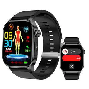 Smart Watch for Men Women, 2.04" AMOLED Color Screen, 24/7 Heart Rate, Blood Oxygen, Blood Pressure, Sleep and Stress Health Monitor, Blood and Body Composition Insights, 150 Sports Modes (Black) Smart Watch for Men Women, 2.04" AMOLED Color Screen, 24/7 Heart Rate, Blood Oxygen, Blood Pressure, Sleep and Stress Health Monitor, Blood and Body Composition Insights, 150 Sports Modes (Black)