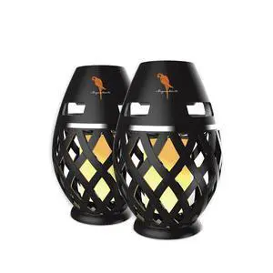 Margaritaville Tiki Torch - Waterproof Bluetooth Speaker, Portable Party Speaker with Flickering LED Lights, Perfect for Travel, Parties, Yards, and Pools (2 Pack) Margaritaville Tiki Torch - Waterproof Bluetooth Speaker, Portable Party Speaker with Flickering LED Lights, Perfect for Travel, Parties, Yards, and Pools (2 Pack)