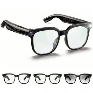 AI Smart Glasses with Camera and Audio, 4K HD Video Recording Glasses, 8MP Camera Glasses for Men Women, AI Voice, Real-Time Translation, Photochromic Lenses, IP65 Waterproof for Travel & Meetings AI Smart Glasses with Camera and Audio, 4K HD Video Recording Glasses, 8MP Camera Glasses for Men Women, AI Voice, Real-Time Translation, Photochromic Lenses, IP65 Waterproof for Travel & Meetings