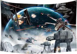 4x6FT Outer Space Galaxy Wars Kids Birthday Decorations Banner Tapestry Photo Backgrounds Party Supplies Black Stars Science Fiction Polyester Backdrop 4 Gromments Heavy Duty, Durable 150D 4x6FT Outer Space Galaxy Wars Kids Birthday Decorations Banner Tapestry Photo Backgrounds Party Supplies Black Stars Science Fiction Polyester Backdrop 4 Gromments Heavy Duty, Durable 150D
