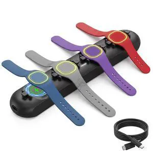 Magic Band+Charging Station for Disney Magic Band Plus, Charges 4 Bands | 90-Min Full Charge, No More Taking Turns To Charge, Portable USB-C Magic Band+ Charging Dock, for Disneyland Trip Essentials Magic Band+Charging Station for Disney Magic Band Plus, Charges 4 Bands | 90-Min Full Charge, No More Taking Turns To Charge, Portable USB-C Magic Band+ Charging Dock, for Disneyland Trip Essentials