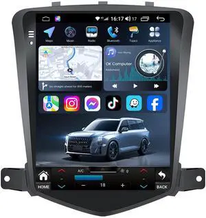 Andriod 15 Car Stereo Radio for Chevy Cruze 2009-2015: 10.4 Inch IPS Touchscreen Wireless CarPlay Andriod Auto Bluetooth GPS Navigation 5G WiFi 1080P Backup Camera Steering Wheel Control FM Andriod 15 Car Stereo Radio for Chevy Cruze 2009-2015: 10.4 Inch IPS Touchscreen Wireless CarPlay Andriod Auto Bluetooth GPS Navigation 5G WiFi 1080P Backup Camera Steering Wheel Control FM