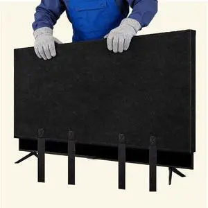 TV moving box 75 inch,TV Cover for Moving Dust Anti-Scratch, Fits 70-75 inch TV Screen Protector with Bottom Strap, Heavy Duty Felt Material for Moving, Home Renovation, Pet Scratch Protection Black TV moving box 75 inch,TV Cover for Moving Dust Anti-Scratch, Fits 70-75 inch TV Screen Protector with Bottom Strap, Heavy Duty Felt Material for Moving, Home Renovation, Pet Scratch Protection Black