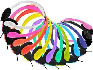 Wired Headphones Bulk 6 Pack Multi Colors for Kids, On-Ear with 3.5mm Jack, 4ft Tangle Free Cable, Comfortable Fit, Cost Effective, Ideal for School Classroom Students Wired Headphones Bulk 6 Pack Multi Colors for Kids, On-Ear with 3.5mm Jack, 4ft Tangle Free Cable, Comfortable Fit, Cost Effective, Ideal for School Classroom Students