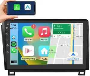 Car Stereo for Toyota Tundra 2007-2013 Toyota Sequoia 2008-2018 | 5GWiFi Touch Screen Tundra Radio Replacement Android Head Unit with Wireless Carplay Android Auto AM FM-2GB+32GB Car Stereo for Toyota Tundra 2007-2013 Toyota Sequoia 2008-2018 | 5GWiFi Touch Screen Tundra Radio Replacement Android Head Unit with Wireless Carplay Android Auto AM FM-2GB+32GB