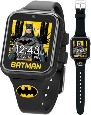 Batman Kids Smart Watch Touchscreen with Camera Voice Recorder Games Stopwatch Alarm Timer Fitness Tracker Calculator Adjustable Strap Fits 5.5" to 8" Wrists Batman Kids Smart Watch Touchscreen with Camera Voice Recorder Games Stopwatch Alarm Timer Fitness Tracker Calculator Adjustable Strap Fits 5.5" to 8" Wrists