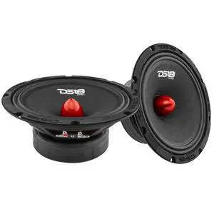 2X PRO-GM8.4B Loudspeaker - 8", Midrange, Red Aluminum Bullet, 580W Max, 4 Ohms,1.5" Kapton VC Premium Quality Audio Door Speakers for Car or Truck Stereo Sound System (2 Speakers) 2X PRO-GM8.4B Loudspeaker - 8", Midrange, Red Aluminum Bullet, 580W Max, 4 Ohms,1.5" Kapton VC Premium Quality Audio Door Speakers for Car or Truck Stereo Sound System (2 Speakers)